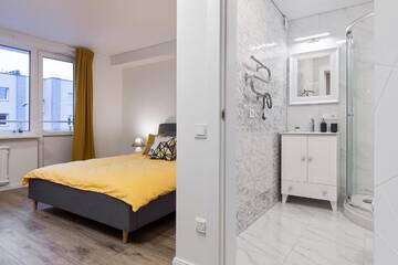 Фото номера Апартаменты с 3 спальнями Апартаменты Pušyno apartamentai г. Аникщяй 34