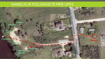 Фото номера Дом с 2 спальнями Дома для отпуска Paupio namelis prie Vorutos / Riverside cabin г. Аникщяй 20