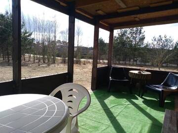 Фото номера Дом с 2 спальнями Дома для отпуска Paupio namelis prie Vorutos / Riverside cabin г. Аникщяй 39