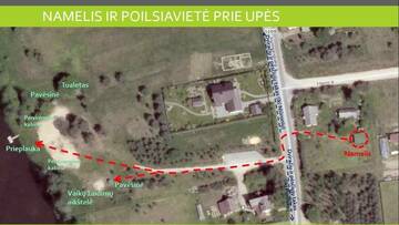Фото номера Дом с 2 спальнями Дома для отпуска Paupio namelis prie Vorutos / Riverside cabin г. Аникщяй 40